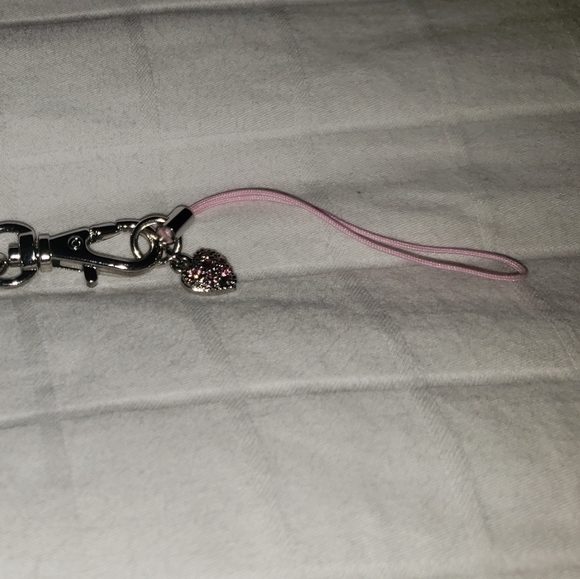 VINTAGE Breast Cancer Purse Holder Pink Rhinestone - Picture 9 of 9